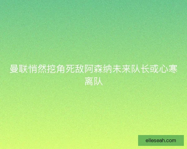 曼联悄然挖角死敌阿森纳未来队长或心寒离队
